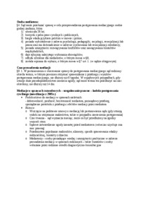 Pojecię mediacji-opracowanie