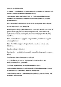 Decentralizacja planowania i zarządzania gospodarką PRL po 1956 roku-opracowanie