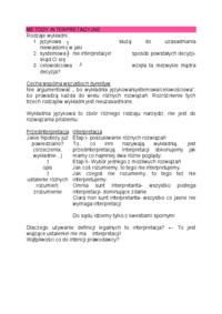 metody-interpretacyjne-opracowanie