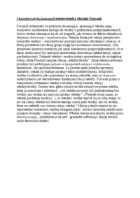 charakterystyka-koncepcji-wiedzy-wladzy-michela-foucault-opracowanie