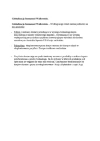 globalizacja-immanuel-wallerstein-opracowanie