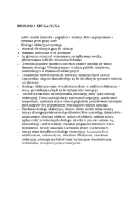 ideologia-edukacyjna-opracowanie