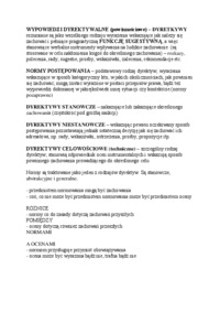 Wypowiedzi dyrektywalne-opracowanie 