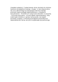 Odpowiedzialność dyscyplinarna prokuratora - zakres przedmiotowy