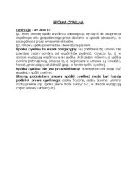 Spółka cywilna - Podmiot prawa