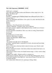 The Celtic Supremacy 1000-opracowanie