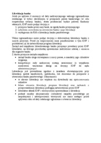 Likwidacja banku-opracowanie