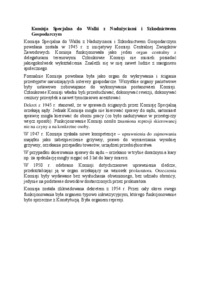 Komisja Specjalna do Walki z Nadużyciami i Szkodnictwem Gospodarczym-opracowanie