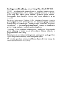 Przebieg prac nad kodyfikacją prawa cywilnego PRL w latach 1947-1950-opracowanie