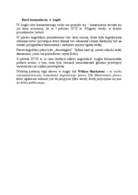 Ruch humanitarny w Anglii-opracowanie