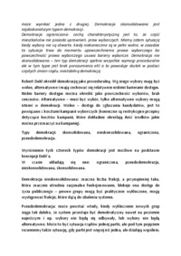 Typologia demokracji-opracowanie