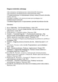 Diagnoza środowiska rodzinnego-opracowanie