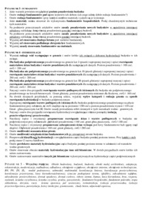 Budownictwo - projektowanie - kartkówka