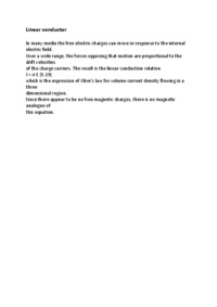 Linear conductor - opracowanie