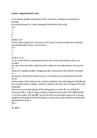 Linear magnetostatic case - wykład