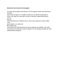 Non linear but lossless ferromagnet - opracowanie