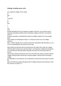 Voltage standing wave ratio in other cases - opracowanie