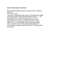 Symetria widma sygnału rzeczywistego - wykład