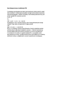 Szerokopasmowa modulacja FM - wykład