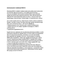 Zastosowanie modulacji DSB SC - wykład