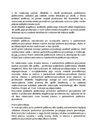 Umowa o partnerstwie publiczno