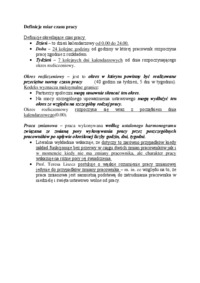 Definicje miar czasu pracy