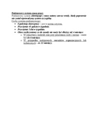 Podstawowy system czasu pracy