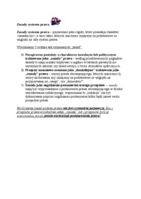 Zasady systemu prawa
