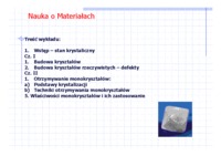Nauka o materiałach - wyklad 2