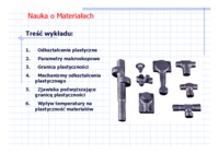 Nauka o materiałach - wykład 9