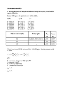 Chemia fizyczna - ogniwa chemiczne - omówienie