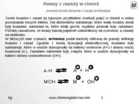 Kwasy  z zasady w chemii - prezentacja