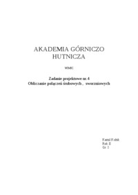 Obliczanie połączeń śrubowych - omówienie
