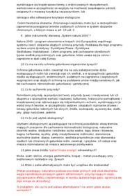 Katastrofy ekologiczne - omówienie - Krajowy System Obszarów Chronionych