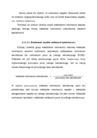 Rentowność kapitałów własnych - wykład