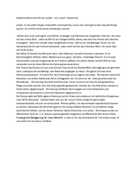 Katharina Blum wird oft als „prüde”  und „leber“ bezeichnet.