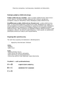 Podpis elektroniczny - omówienie