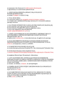 Informatyka prawnicza - testy