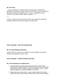 Źródła prawa do informacji - omówienie