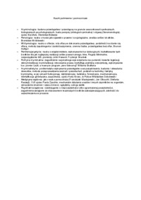 Nauki pokrewne - omówienie 