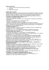 Działania nadzorcze  - omówienie (I sem)