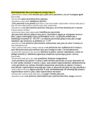 Powierzenie pracownikowi innej pracy - omówienie - Stosunek pracy