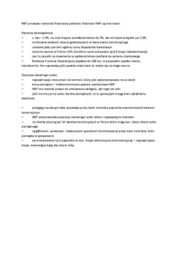 Podaż pieniądza-opracowanie I sem.