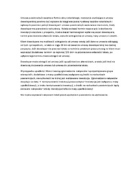 Wykład - umowa deweloperska (II sem)