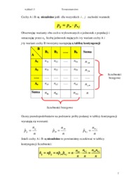 Analiza zależności 2 cech jakosciowych (sem IV)