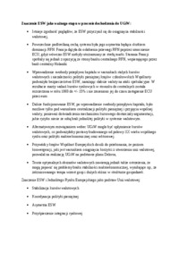 Znaczenie ESW w procesie dochodzenia do UGiW, sem III