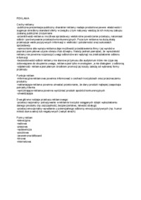 Wykład - reklama , sem IV