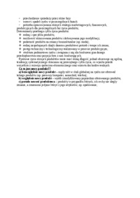 Wykład - cykl życia produktu, sem IV