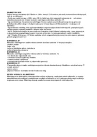 Wykład o marketingu, sem IV