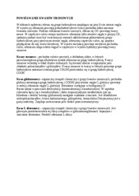 Powstawanie kwasów uronowych - wykład